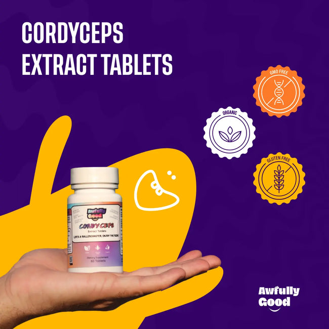 cordyceps tablets bottle